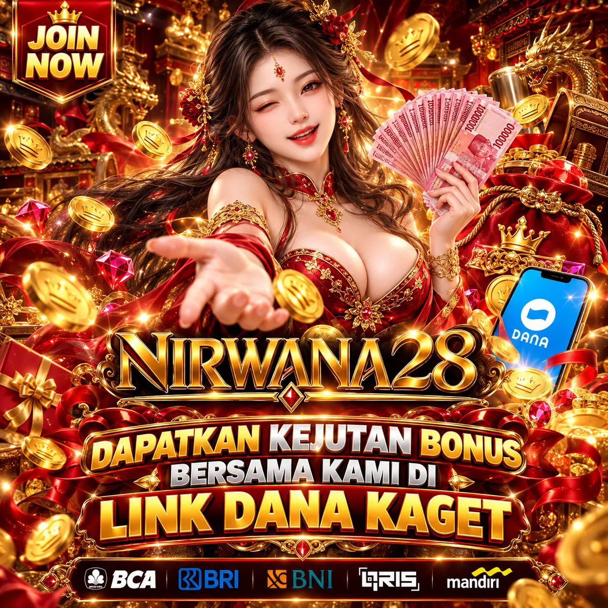 NIRWANA28: Dapatkan Kejutan Bonus Bersama Kami Di Link Dana Kaget